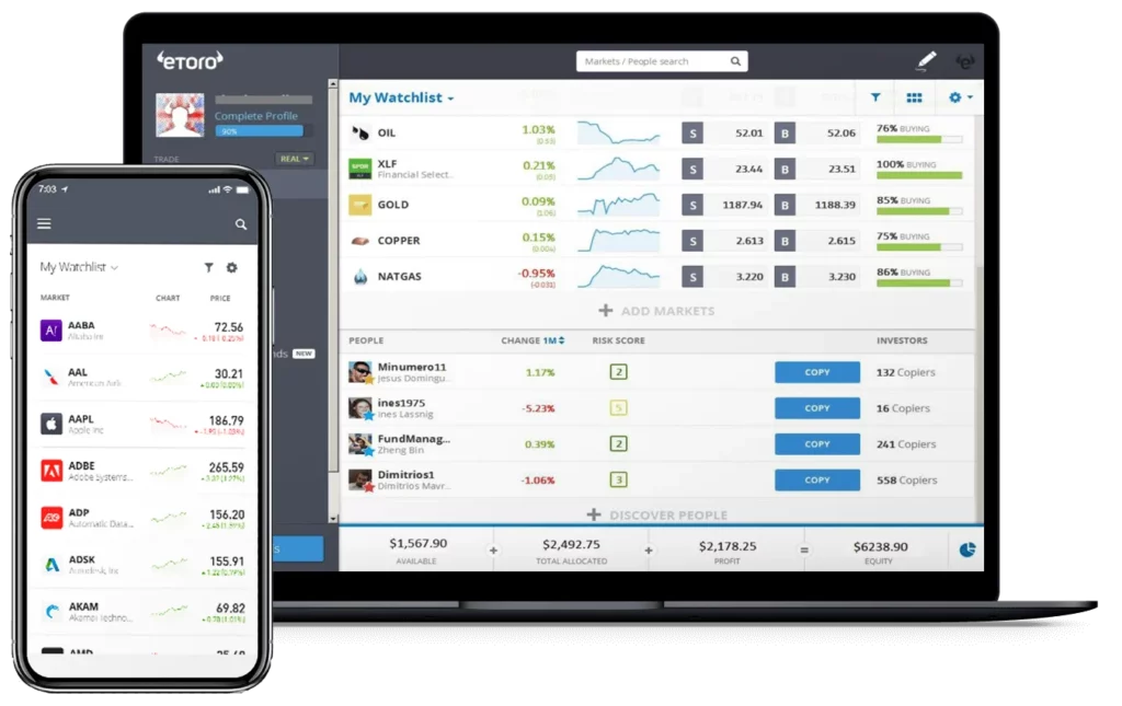 Le trading social sur eToro : apprendre en copiant les meilleurs